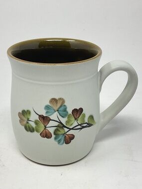 Denby Shamrock (retired) Stoneware Coffee Mug (8 available $35 EACH)